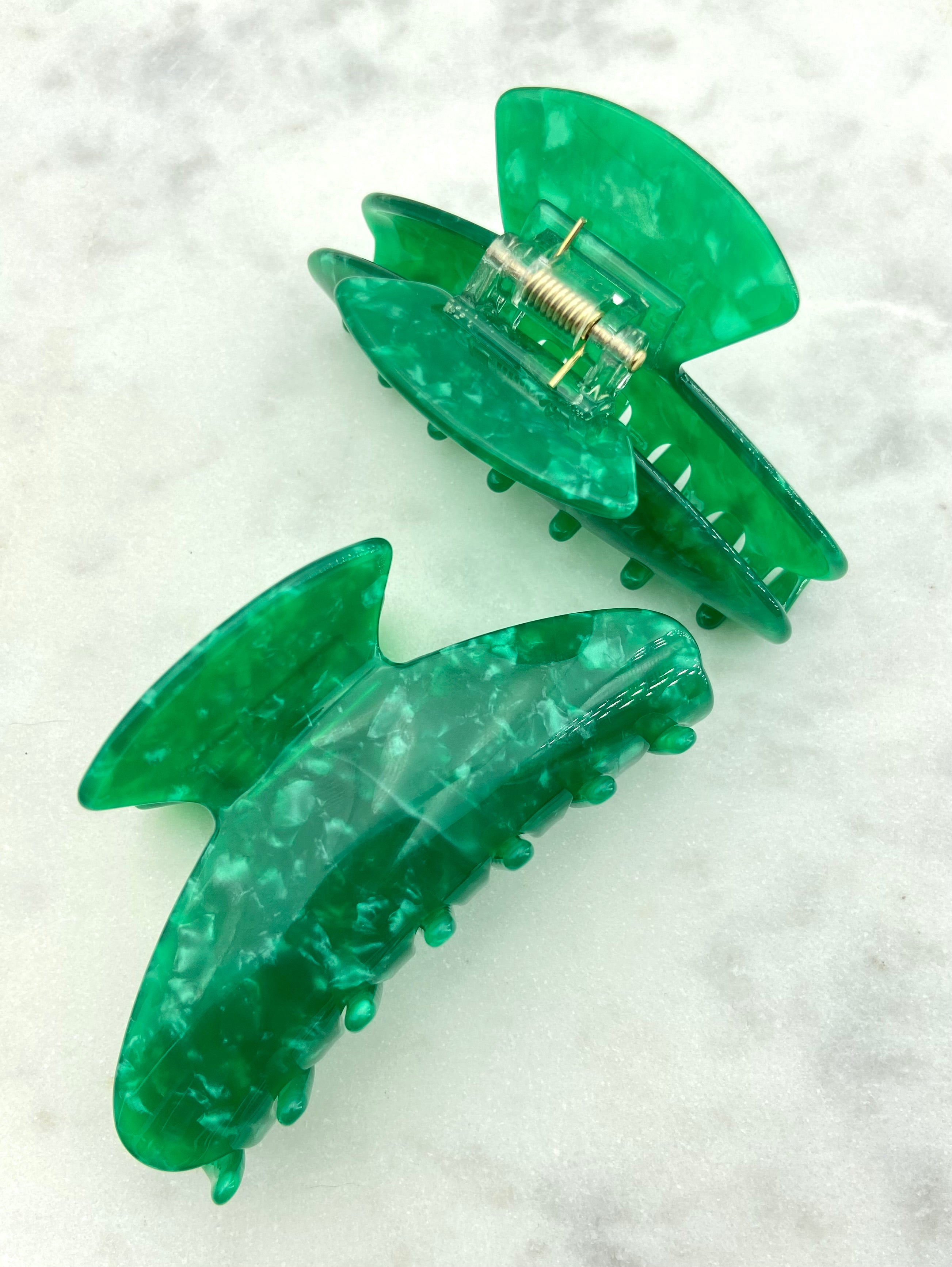 Barrette à cheveux Emma, bleu foncé