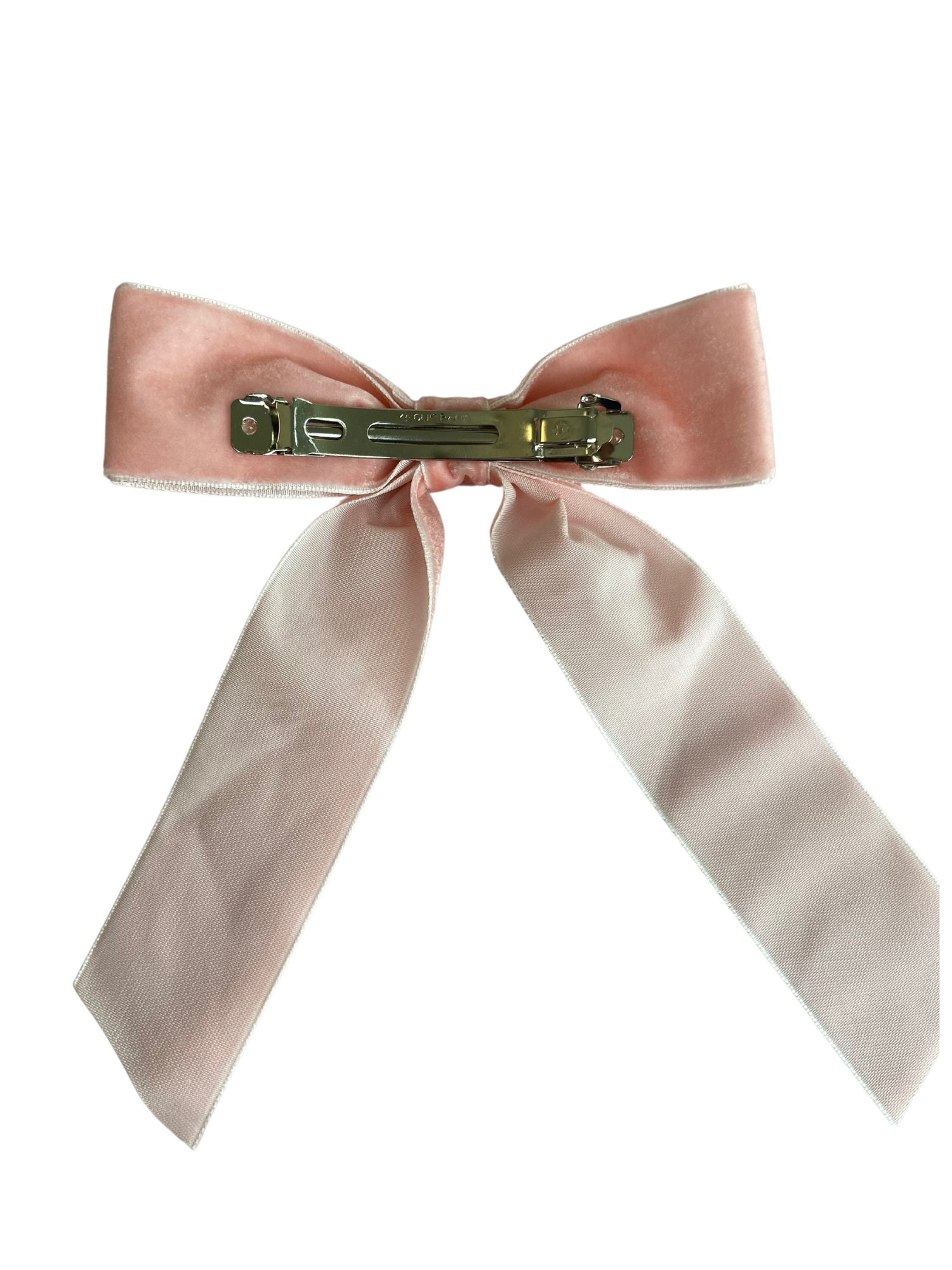 Haarspange mit Samtschleife