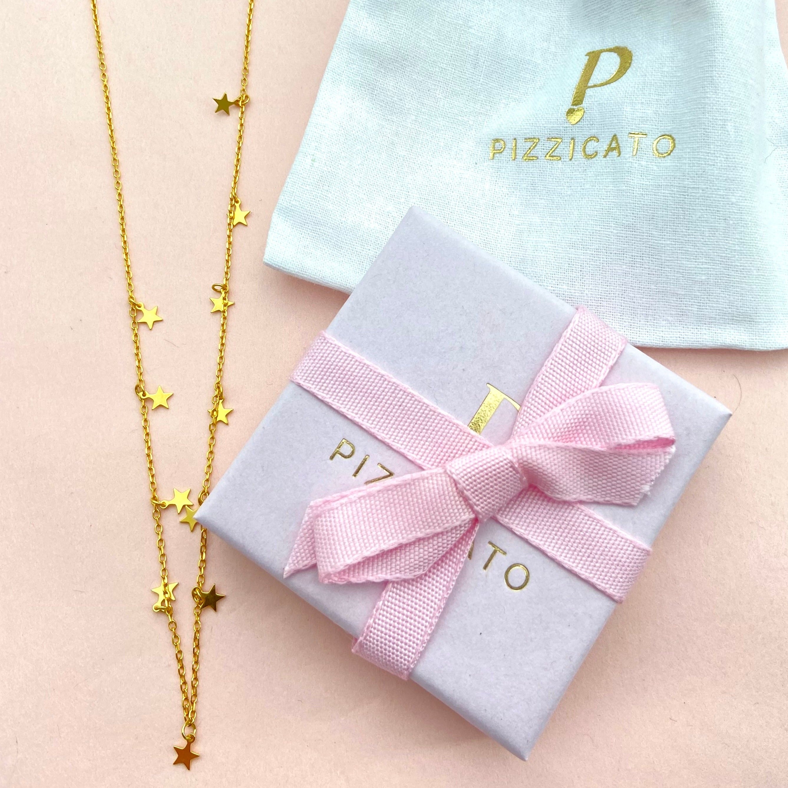 Collier étoiles à paillettes