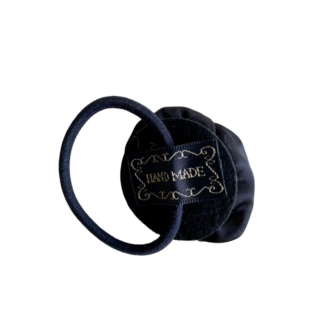 Haargummi mit Satinrose