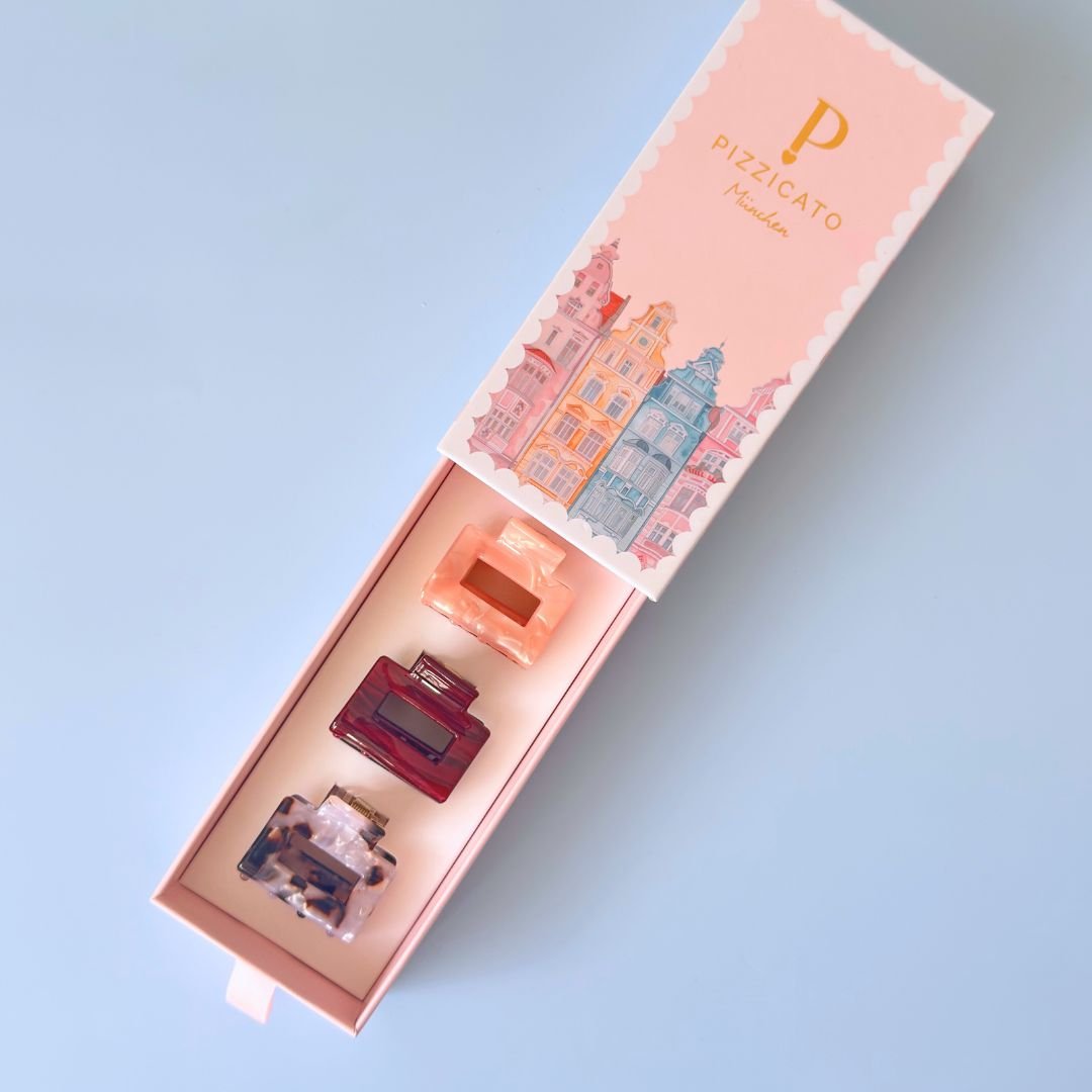 Pizzicato Geschenkset – Premium Haarklammern als Geschenkidee