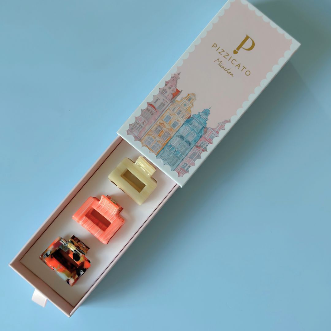 Geschenkbox Mini Minimalist, Farbkombi Flamingo