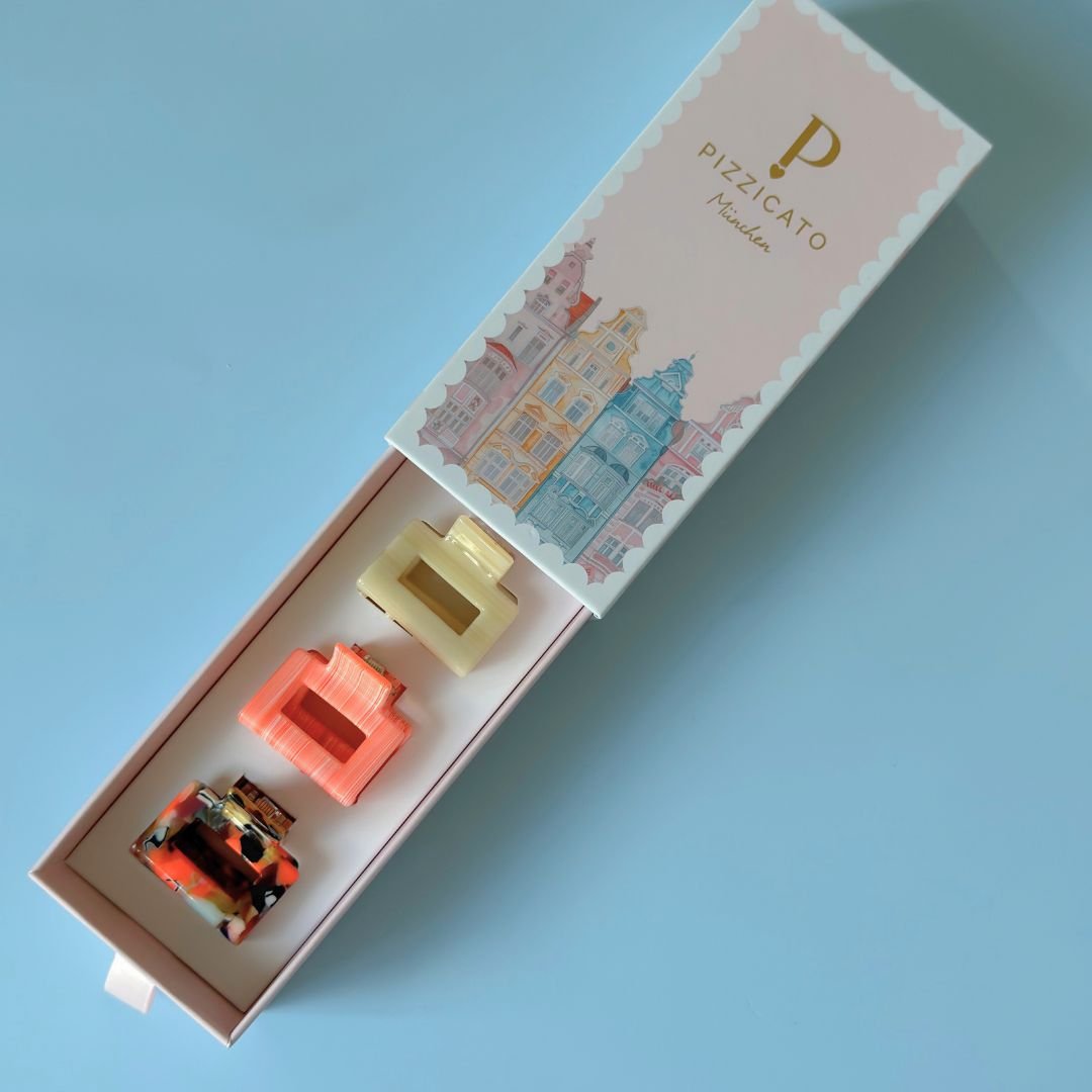 Geschenkbox Mini Minimalist, Farbkombi Flamingo