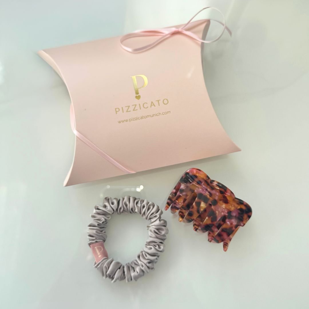 Geschenkset Muni, Farbkombi Cognac Rose