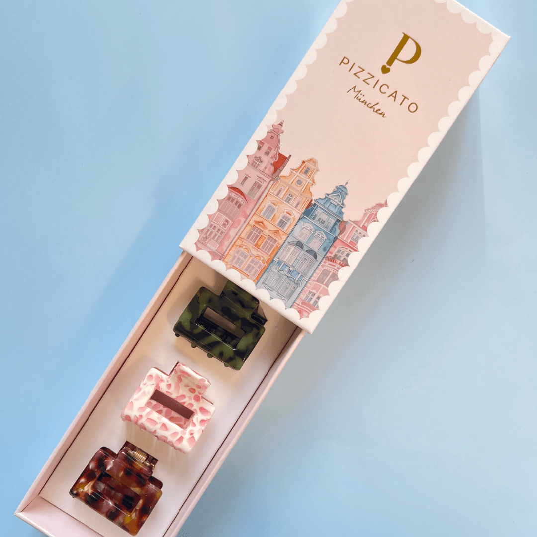 Geschenkbox Mini Minimalist, Farbkombi Cognac Rose