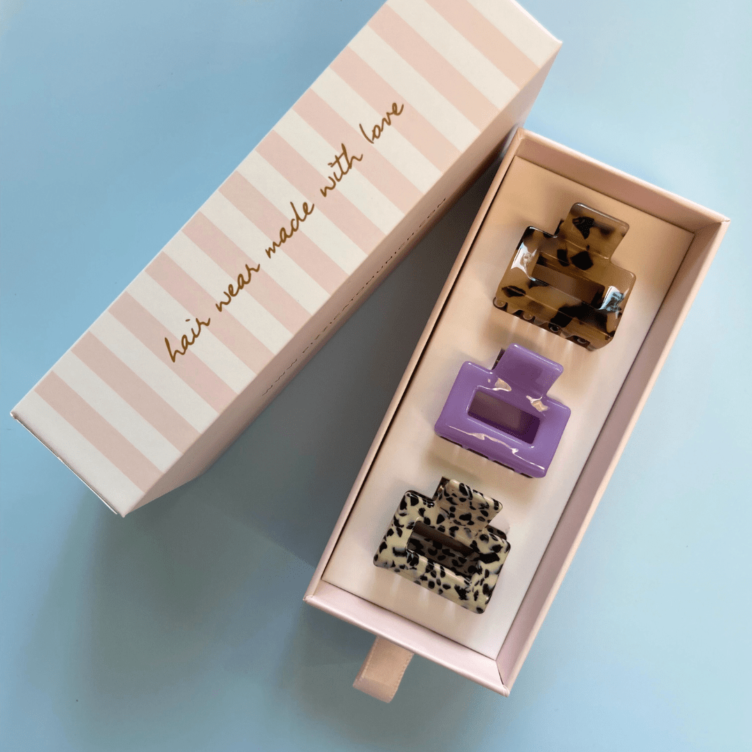 Geschenkbox Mini Minimalist, Farbkombi Leo hell