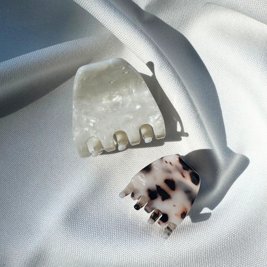 Haarklammer Twiggy Small in Leo White