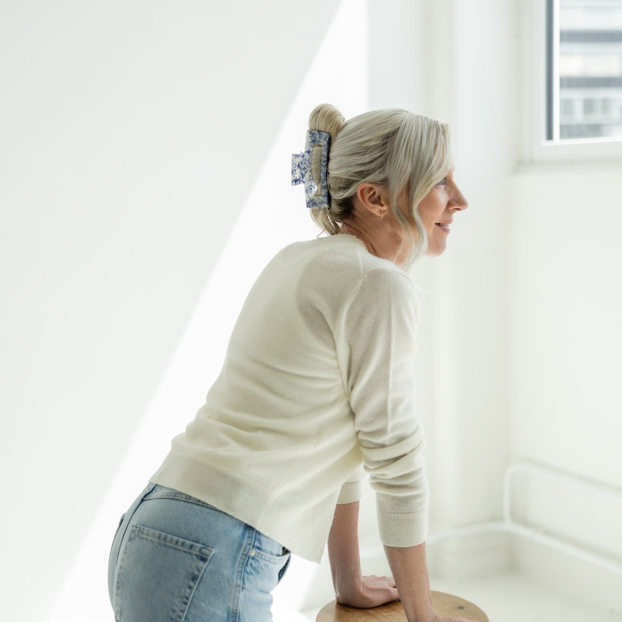 Haarklammer Pizzicato Minimalist Extra Large Sky Hellblau