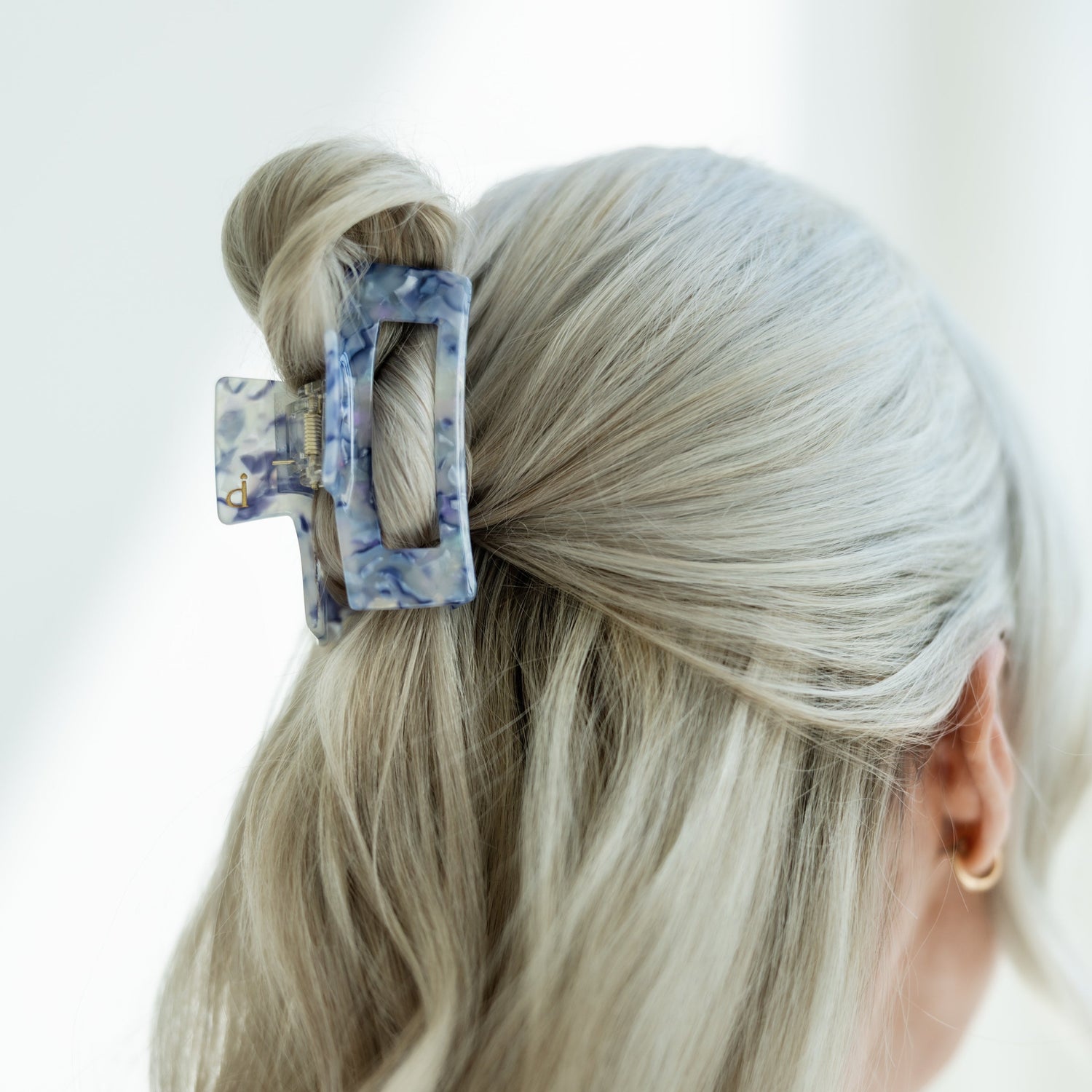 Haarklammer Pizzicato Minimalist Medium Sky Hellblau