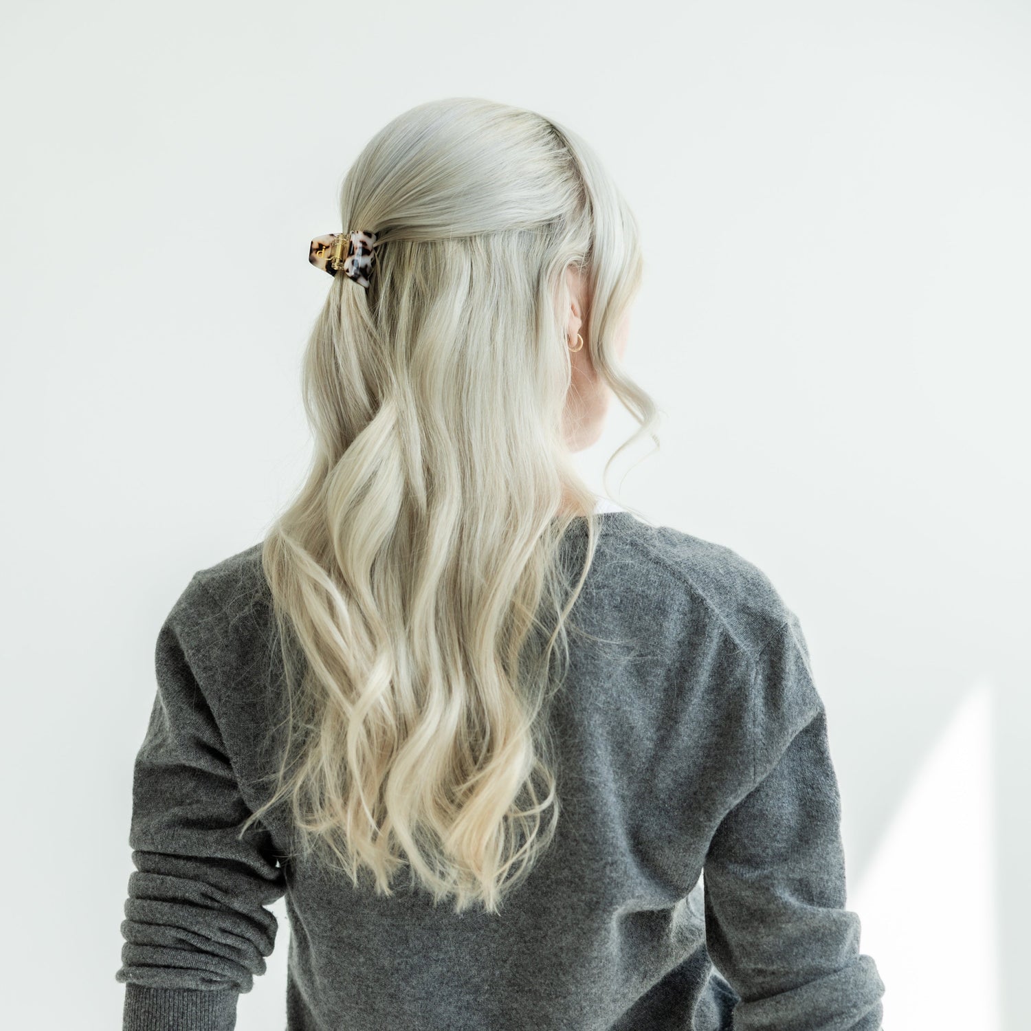 Haarklammer Pizzicato Twiggy Small Leo White