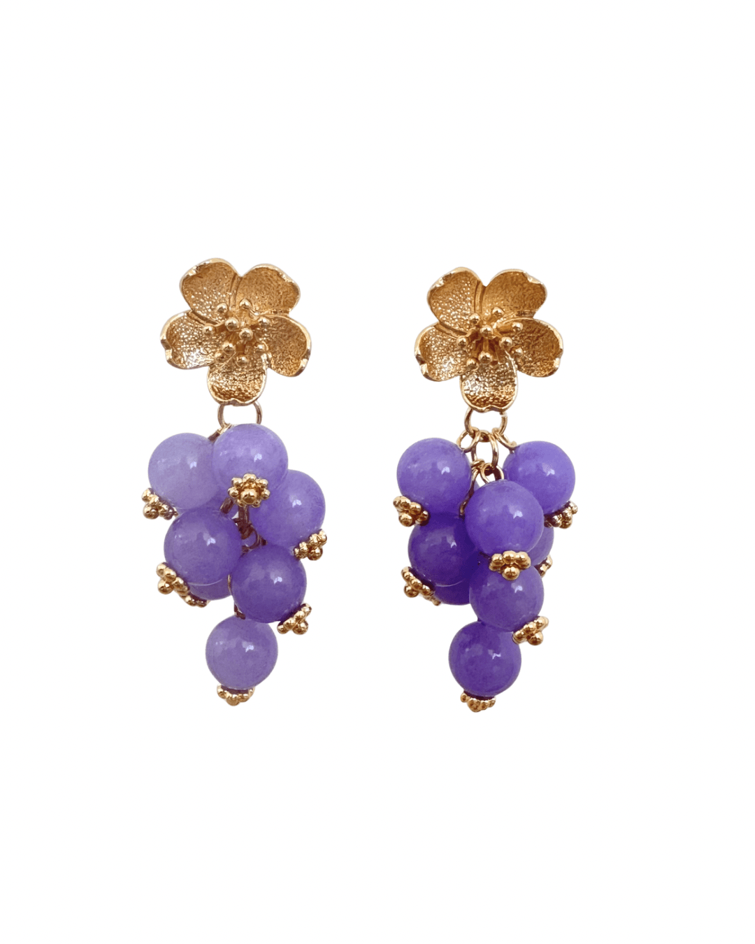 Pizzicato - Ohrring Blossom Twist in Soft Lilac - OR_Blo_Lil