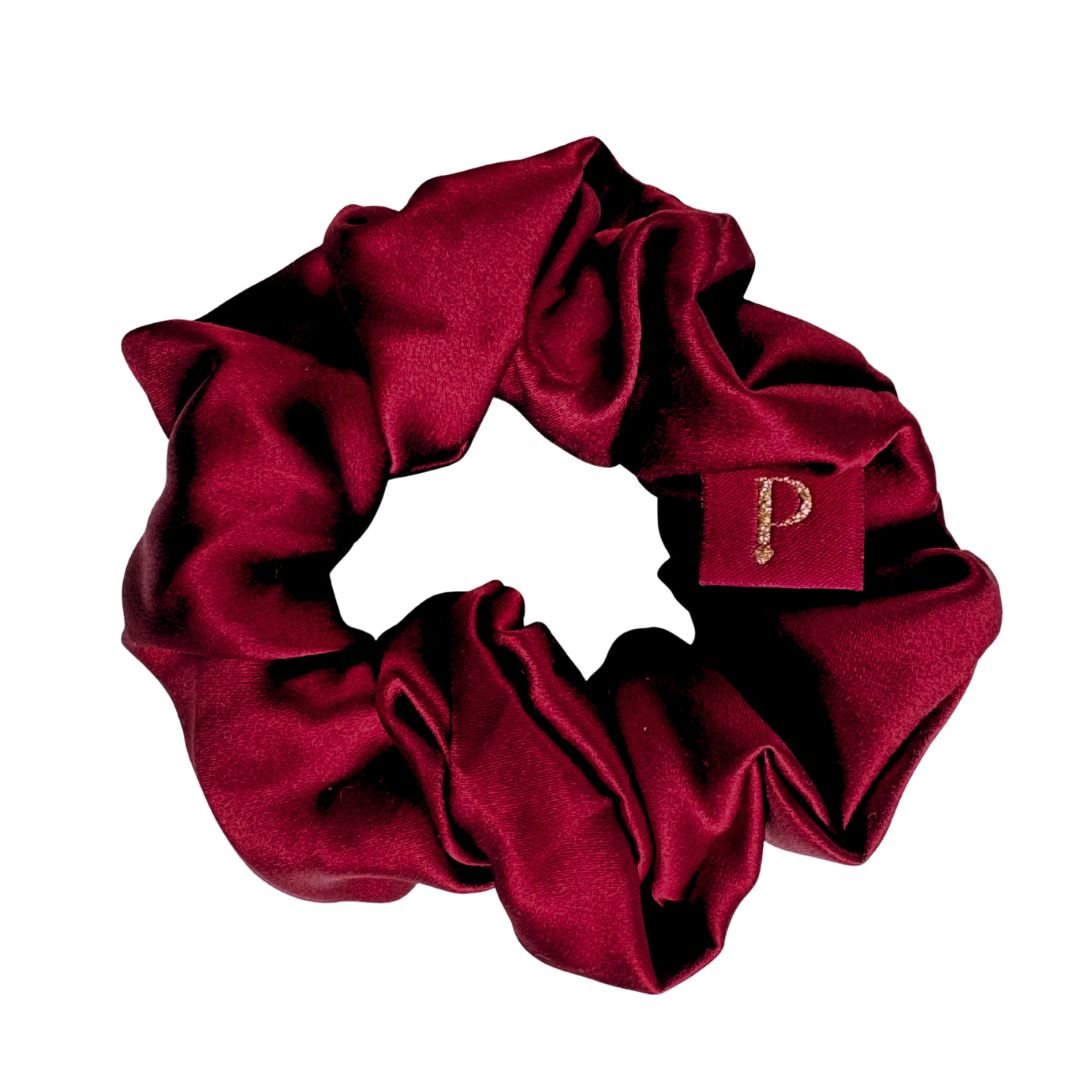 Pizzicato Seidenscrunchie Bordeaux