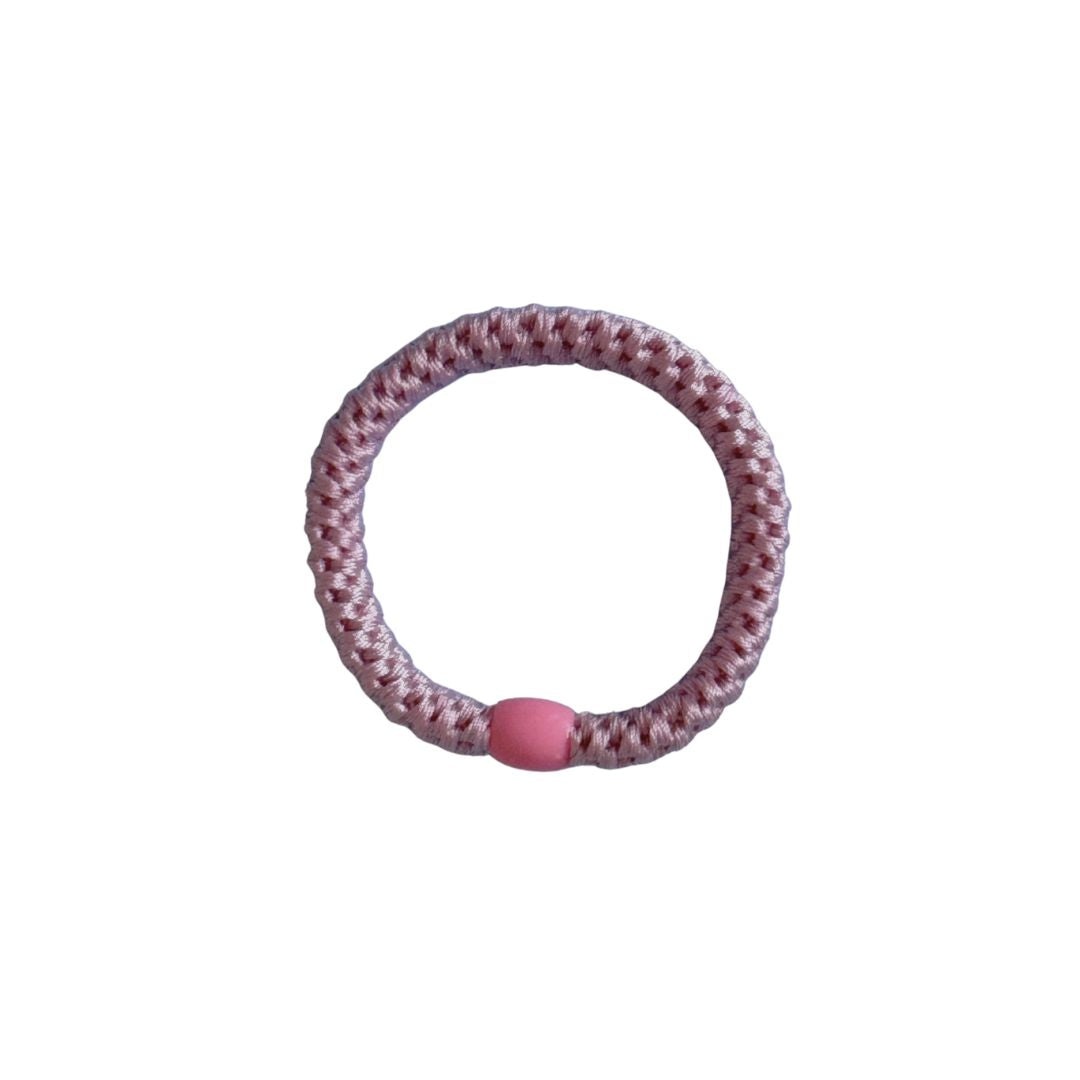 Lot de 3 élastiques à cheveux tressés en vert pomme, pétrole, bleu foncé pailleté