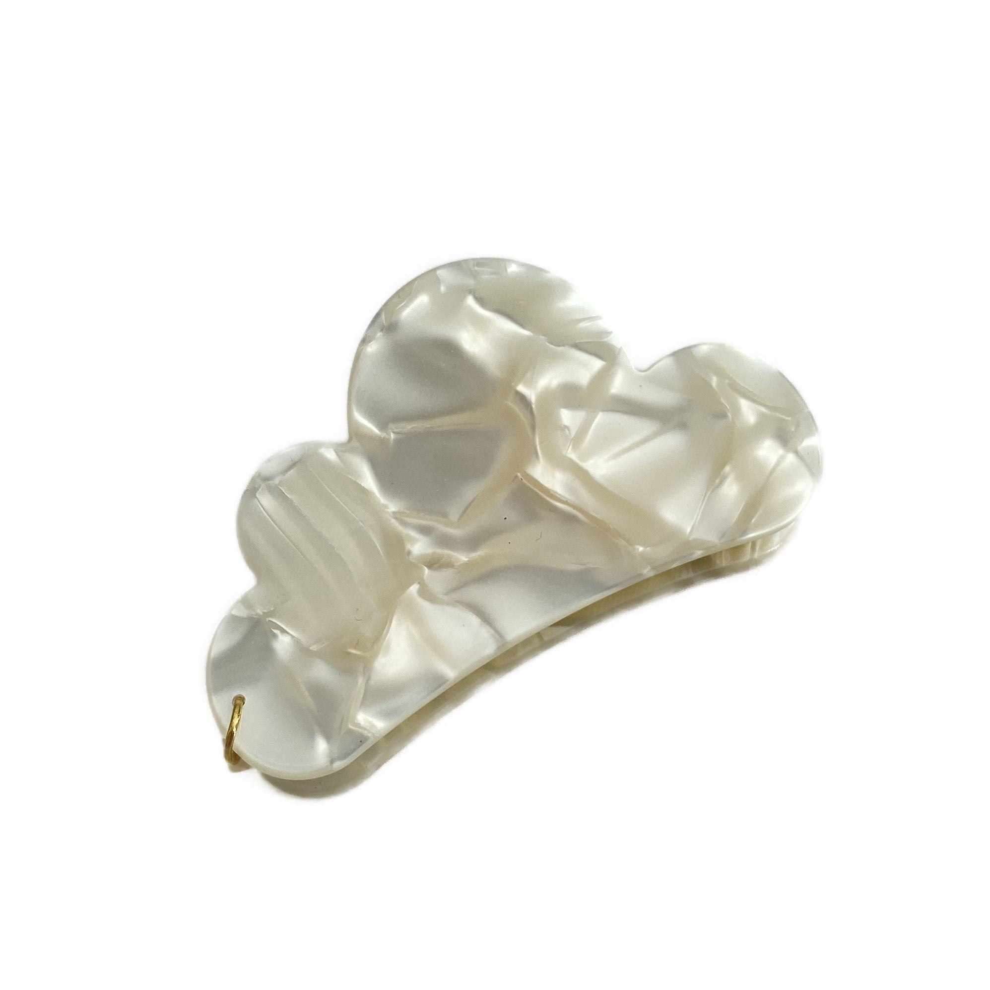 Wolken-Haarklammer Frida, Cremeweiß, Wolkenform