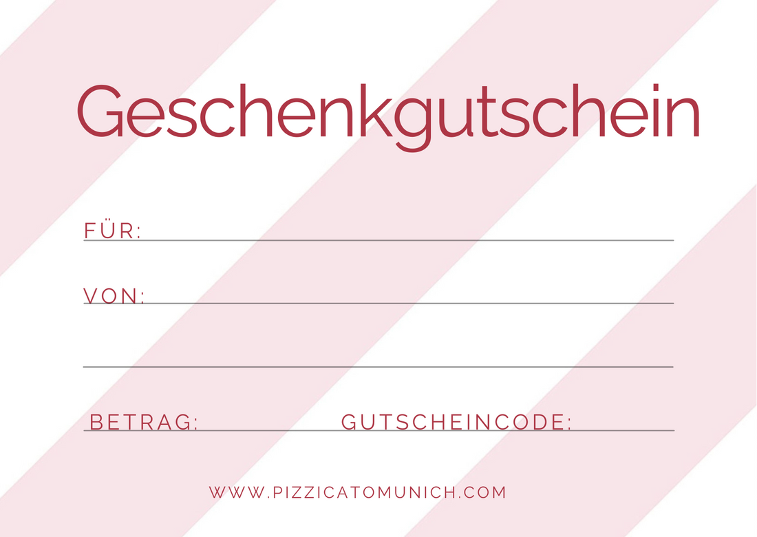 Pizzicato Gutschein