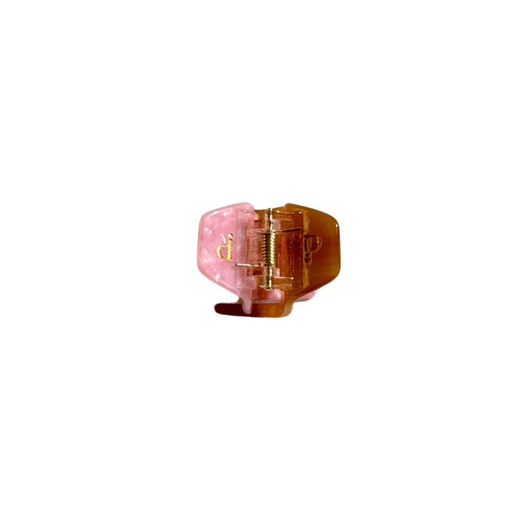 Haarklammer Twiggy Small 2farbig Soft Braun Rose