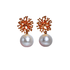 Coralline Big Pearl Statement Ohrringe von Pizzicato
