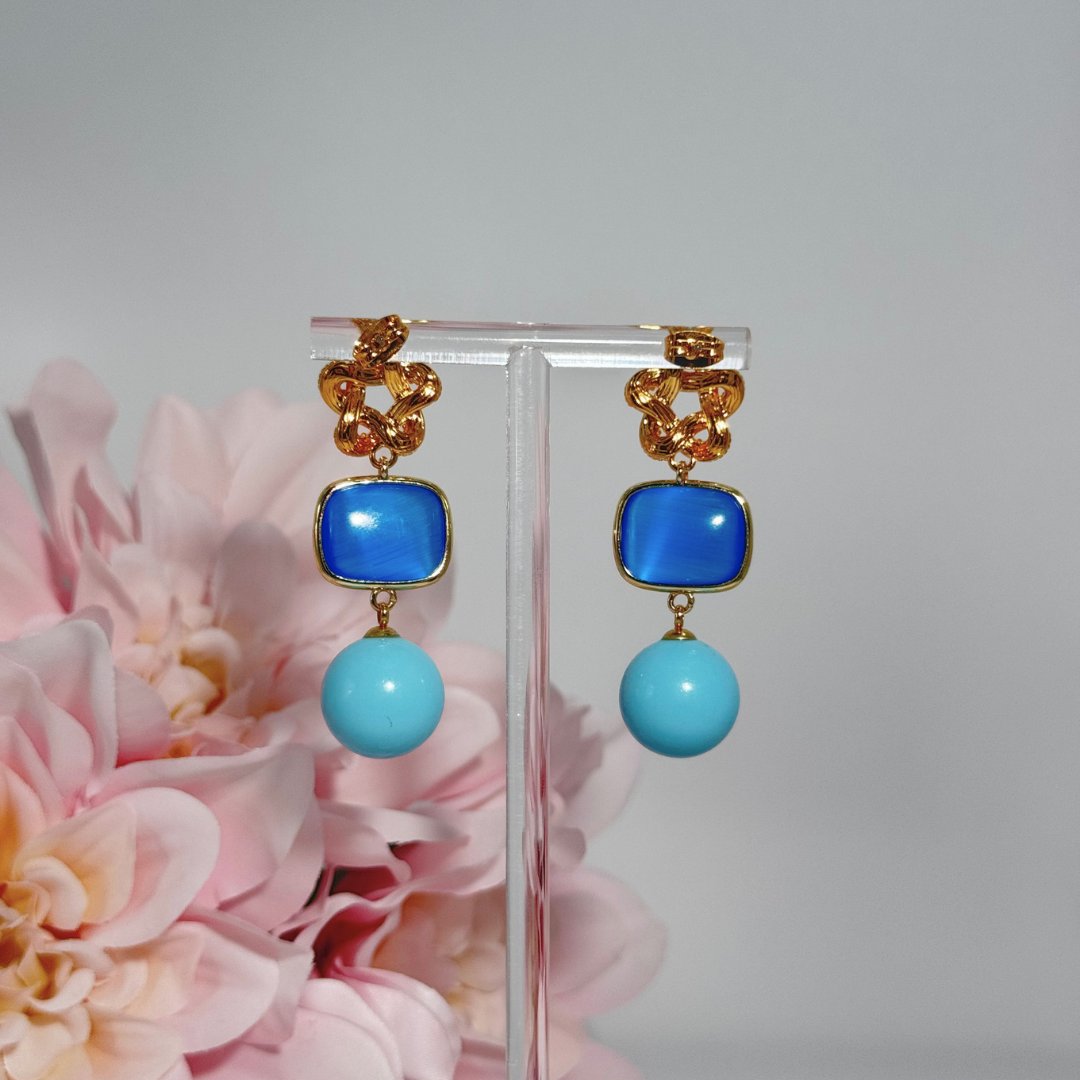 Eternity Turquoise Blue von Hand gefertigt in München
