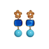 Eternity Turquoise Blue Statement Ohrringe von Pizzicato
