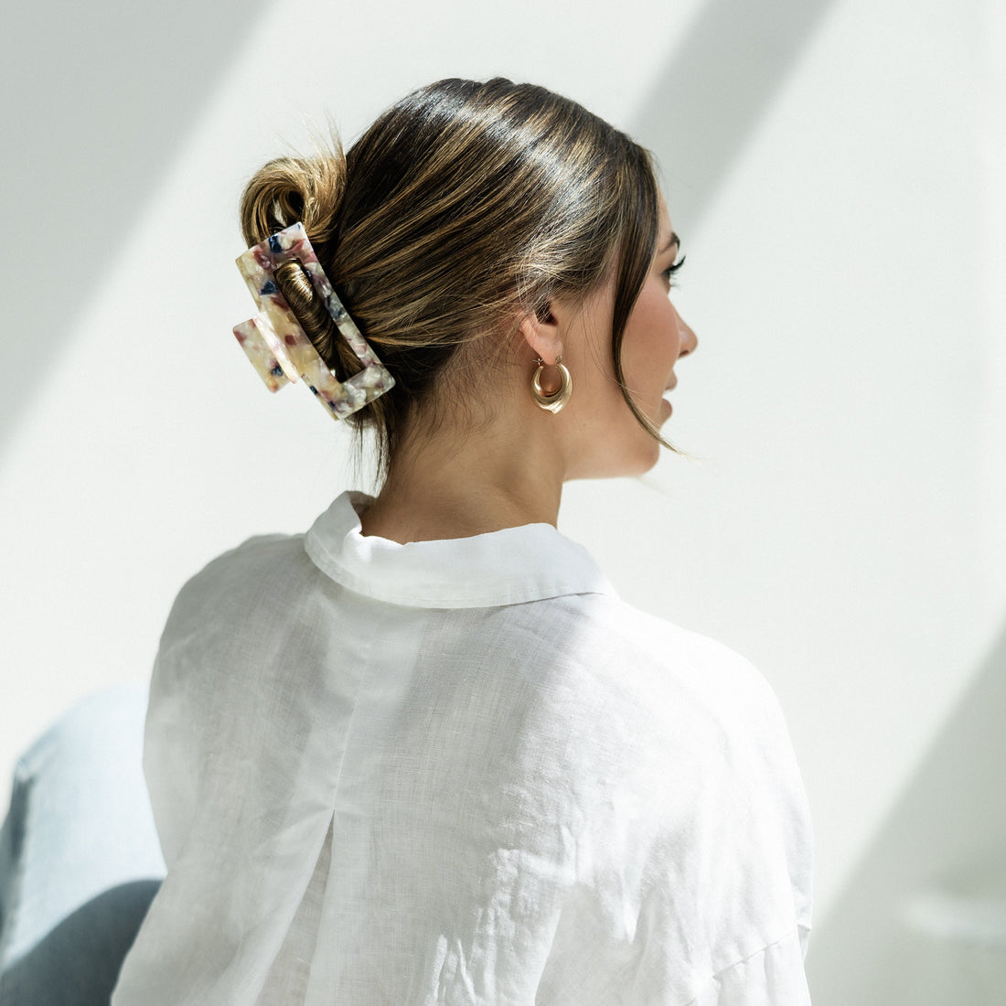 Haarklammer Pizzicato Minimalist Seashell Groß Hochsteckfrisur langes Haar