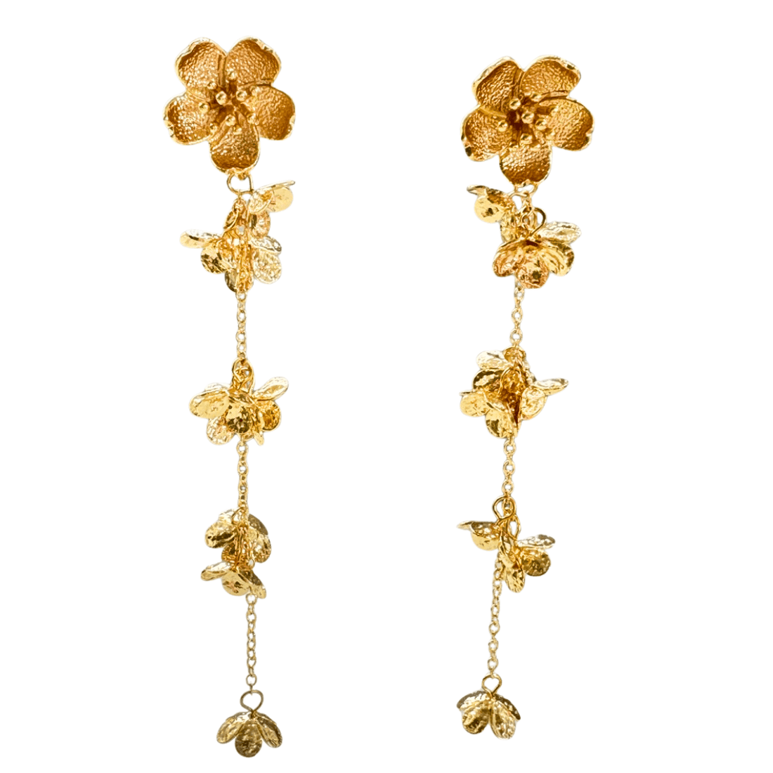 Pizzicato - Ohrring Blossom Cascade, Gold - 