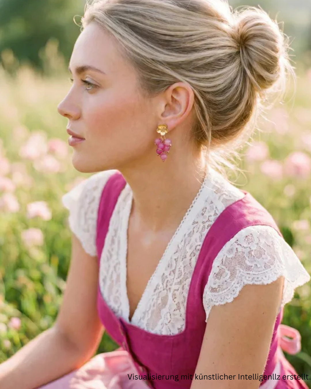 Pizzicato - Ohrring Blossom Twist in Pink Fizz - OR_Blo_Pin
