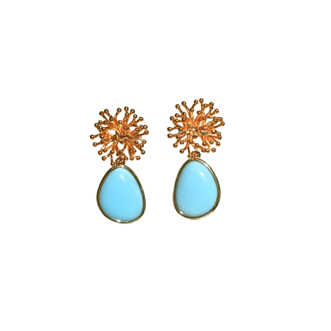 Pizzicato - Ohrring - Coralline Turquoise - 