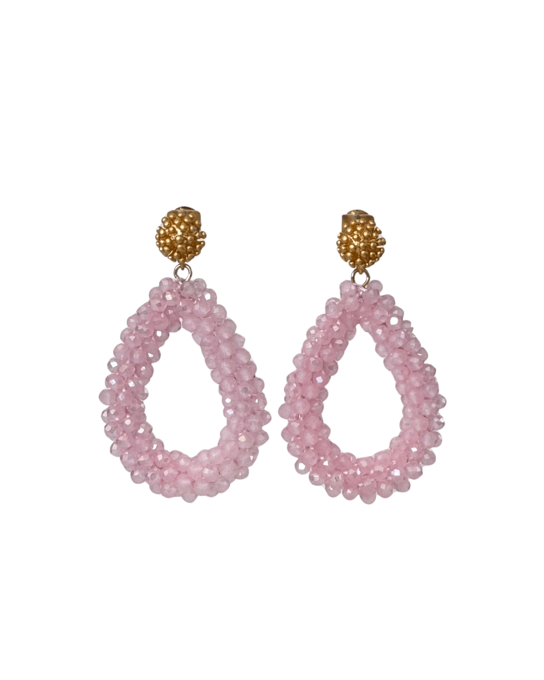 Pizzicato - Ohrring - Ohrring Bloom, Tropfenform, Rosa - 