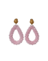 Pizzicato - Ohrring - Ohrring Bloom, Tropfenform, Rosa - 