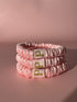 Pizzicato - Scrunchie - Seidenscrunchie Small, 3er Set Rose - 
