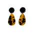 Beaded Leo Noir Statement Ohrringe von Pizzicato
