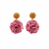 Pizzicato - Statement Ohrringe - Bloomy Dusty Rose - 