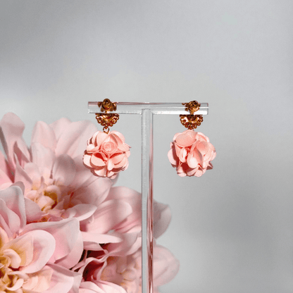 Bloomy Rosa von Hand gefertigt in München
