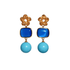 Eternity Turquoise Blue Statement Ohrringe von Pizzicato
