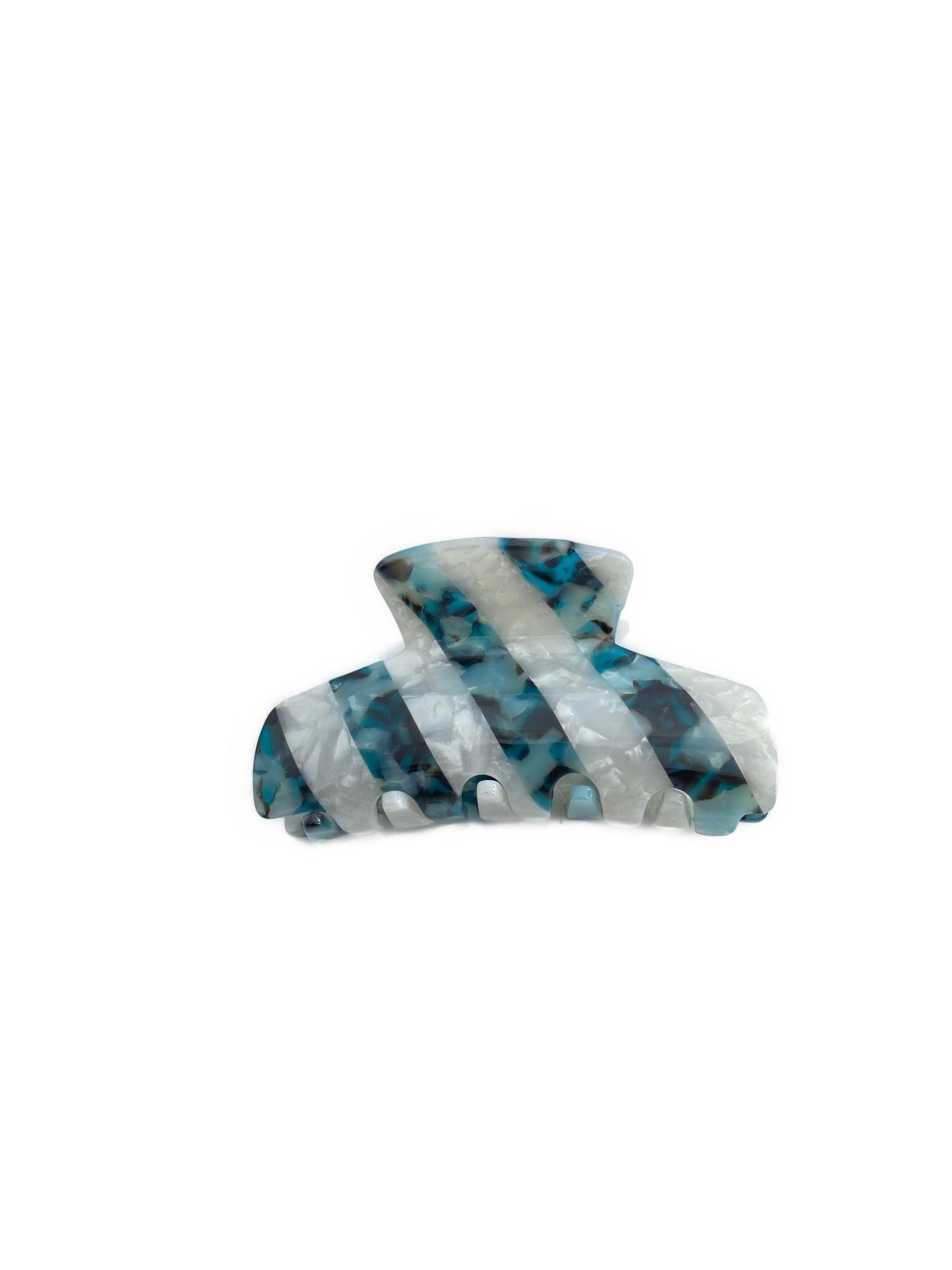 Barrette à cheveux Holly, blanc crème anthracite
