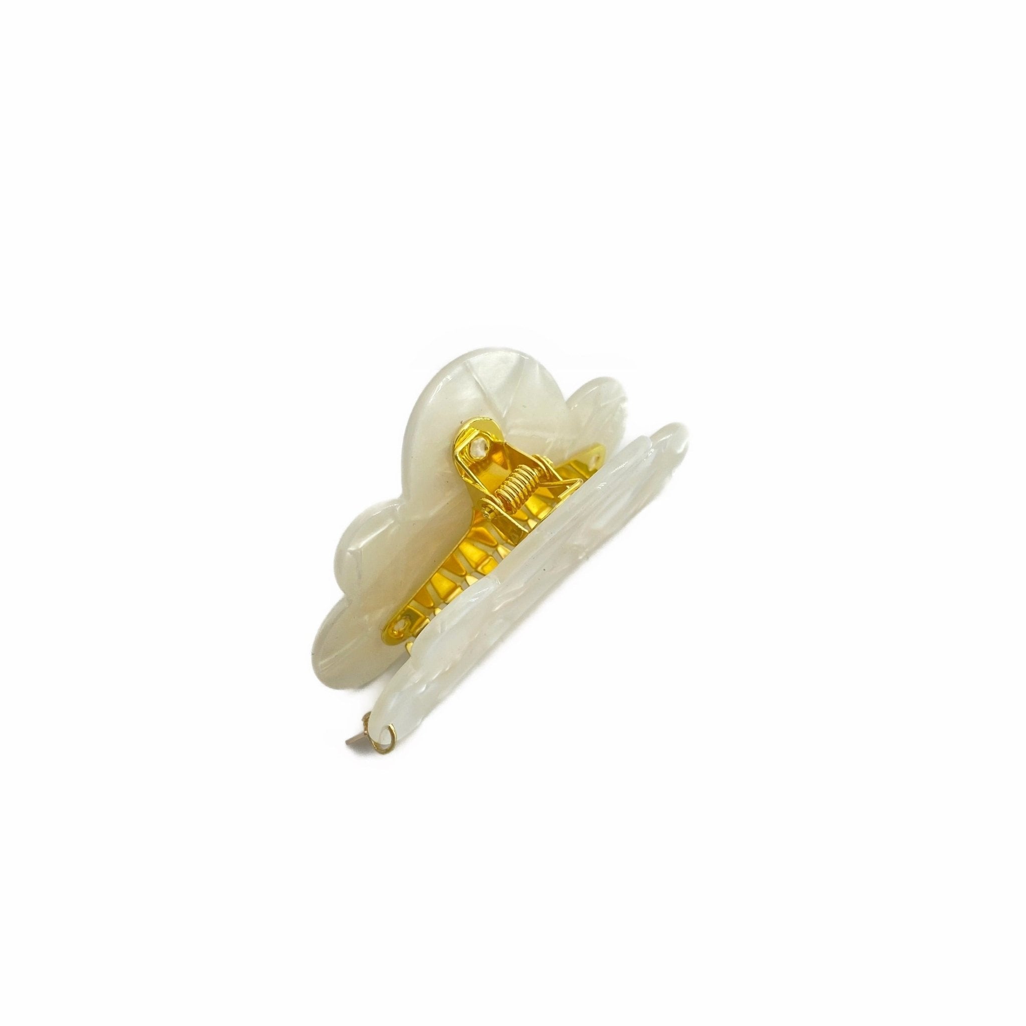 Barrette à cheveux Frida, blanc crème